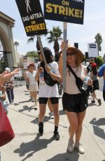 HILARY DUFF at Sag-aftra Actors Union Strike in New York 06/17/2023