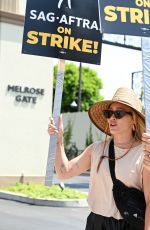 HILARY DUFF at Sag-aftra Actors Union Strike in New York 06/17/2023