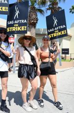 HILARY DUFF at Sag-aftra Actors Union Strike in New York 06/17/2023