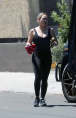 HILARY DUFF Heading to a Park After a Workout in Los Angeles 07/14/2023