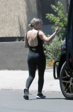 HILARY DUFF Heading to a Park After a Workout in Los Angeles 07/14/2023