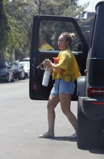 HILARY DUFF Out and About in Los Angeles 07/07/2023