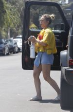 HILARY DUFF Out and About in Los Angeles 07/07/2023