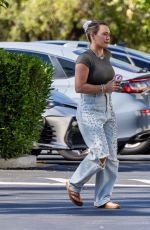 HILARY DUFF Out in Studio City 07/19/2023