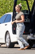 HILARY DUFF Out in Studio City 07/19/2023