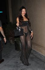 HOLLY SCARFONE Arrives at Fleur Room Lounge in West Hollywood 07/29/2023