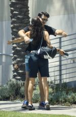 IRINA SHAYK Out with a Friend in Los Angeles 07/21/2023