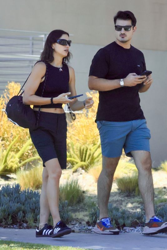 IRINA SHAYK Out with a Friend in Los Angeles 07/21/2023