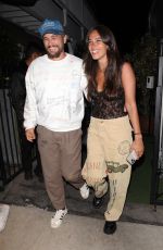 IZABEL PAKZAD and James Franco Out for Dinner at Giorgio Baldi in Santa Monica 07/21/2023
