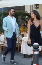 IZABEL PAKZAD Out for Lunch at Bolognese Restaurant in Rome 07/05/2023