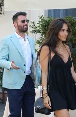 IZABEL PAKZAD Out for Lunch at Bolognese Restaurant in Rome 07/05/2023