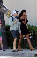 JAMEELA JAMIL at SAG AFTRA Strike at Warner Brothers in Los Angeles 07/28/2023