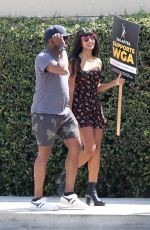 JAMEELA JAMIL at SAG-AFTRA Strike at Warner Brothers Studio in Burbank 07/21/2023