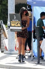 JAMEELA JAMIL at SAG-AFTRA Strike at Warner Brothers Studio in Burbank 07/21/2023