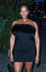 JAMELIA Arrives at British Vogue x Self-portrait Summer Party in London 07/13/2023