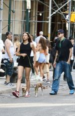 JENAYE NOAH and G-Eazy Out with Their Dogs New York 07/21/2023