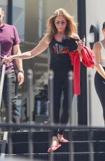 JENNIFER ANISTON Leaves Pilates Class in Los Angeles 07/05/2023