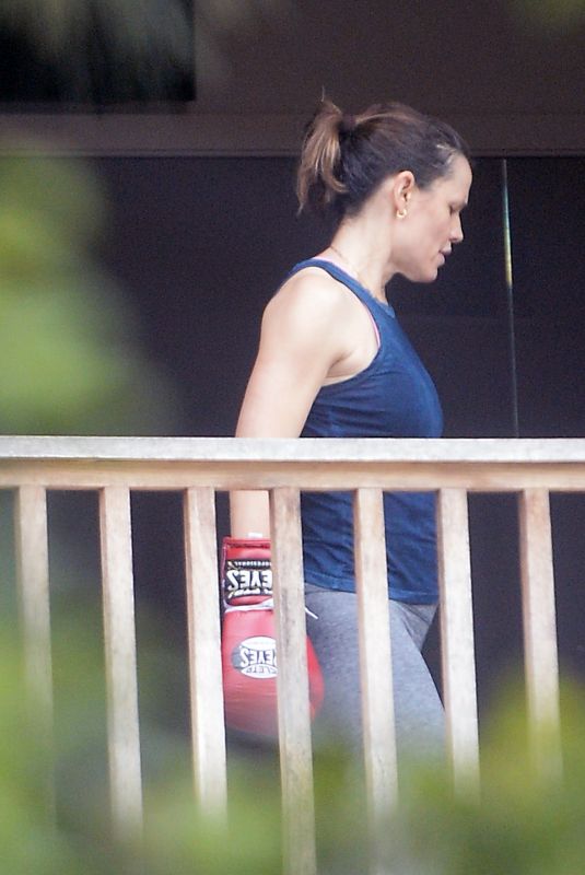 JENNIFER GARNER at a Boxing Workout in Los Angeles 07/09/2023