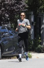 JENNIFER GARNER Out Jogging with a Friend in Brentwood 07/21/2023