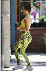 JENNIFER LOPEZ Arrives at Tracy Anderson Studio in Studio City 07/19/2023