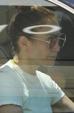 JENNIFER LOPEZ Heading to Tracy Anderson Studio in Studio City 07/10/2023