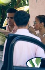 JENNIFER LOPEZ Out for Lunch with Friend at Beverly Hills Hotel 07/28/2023