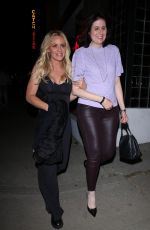 JENNY MCCARTHY Out for Dinner with Friend at Catch in West Hollywood 07/28/2023