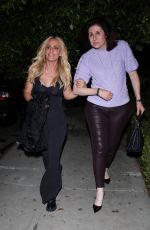 JENNY MCCARTHY Out for Dinner with Friend at Catch in West Hollywood 07/28/2023
