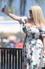 JESSICA ALVES Out for Lunch at Casa Verde in Marbella 07/06/2023