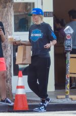JESSICA HART Out for Morning Coffee in Los Feliz 07/30/2023