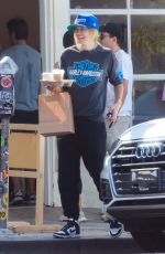 JESSICA HART Out for Morning Coffee in Los Feliz 07/30/2023