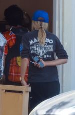 JESSICA HART Out for Morning Coffee in Los Feliz 07/30/2023