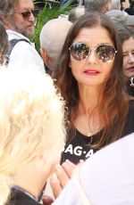 JILL HENNESSY at Rock the City for a Fair Contract Rally at Times Square in New York 07/25/2023