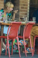 JOCELYN TOWNE and Simon Helberg Out for Lunch in Los Feliz 07/18/2023