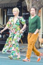 JOCELYN TOWNE and Simon Helberg Out for Lunch in Los Feliz 07/18/2023
