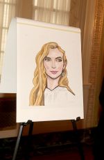 JODIE COMER at a Caricature Portrait Celebration in New York 06/05/2023