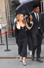 JOEY KING Arrives at Elie Saab Show at Paris Fashion Week 07/05/2023