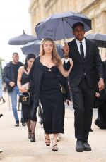 JOEY KING Arrives at Elie Saab Show at Paris Fashion Week 07/05/2023