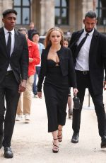 JOEY KING Arrives at Elie Saab Show at Paris Fashion Week 07/05/2023