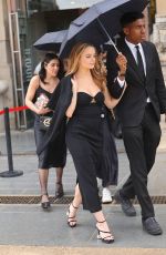 JOEY KING Arrives at Elie Saab Show at Paris Fashion Week 07/05/2023