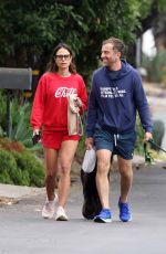JORDANA BREWSTER and Mason Morfit Out with Their Dogs in Santa Barbara 07/04/2023