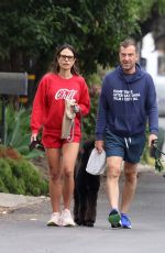 JORDANA BREWSTER and Mason Morfit Out with Their Dogs in Santa Barbara 07/04/2023