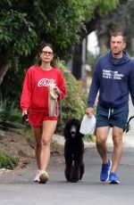 JORDANA BREWSTER and Mason Morfit Out with Their Dogs in Santa Barbara 07/04/2023