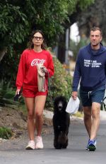 JORDANA BREWSTER and Mason Morfit Out with Their Dogs in Santa Barbara 07/04/2023