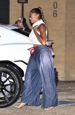 JORDYN WOODS and Karl-Anthony Towns Night Out in Malibu 07/16/2023
