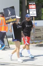 JUNE DIANE RAPHAEL Supports SAG Strike at Netflix in Hollywood 07/17/2023