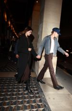 KAIA GERBER and Austin Butler Leaves Costes Hotel in Paris 07/04/2023