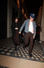 KAIA GERBER and Austin Butler Leaves Costes Hotel in Paris 07/04/2023