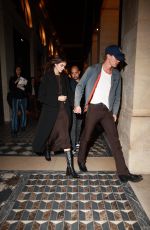 KAIA GERBER and Austin Butler Leaves Costes Hotel in Paris 07/04/2023