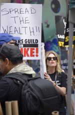 KATE MCKINNON at SAG-AFSTRA Picket Line in New York 07/20/2023